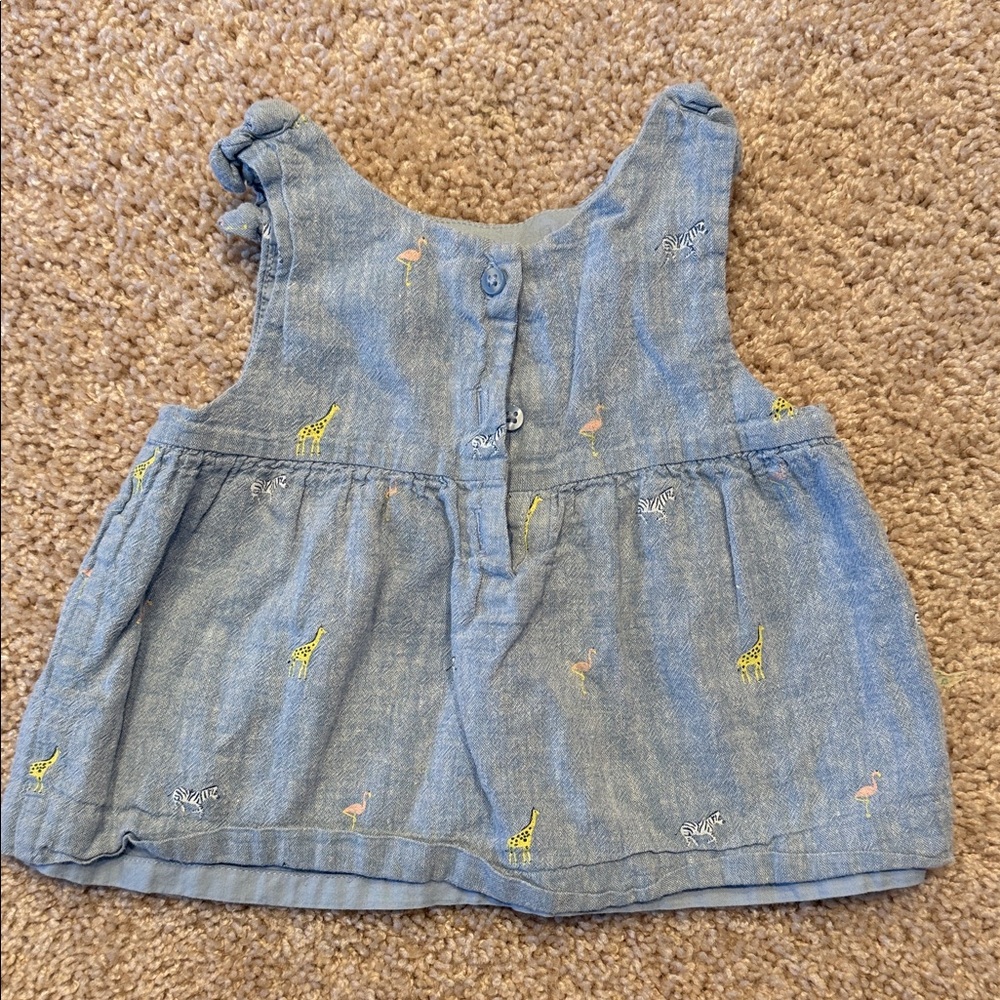 Janie and Jack Charming Blue Chambray Set - Picture 4 of 8